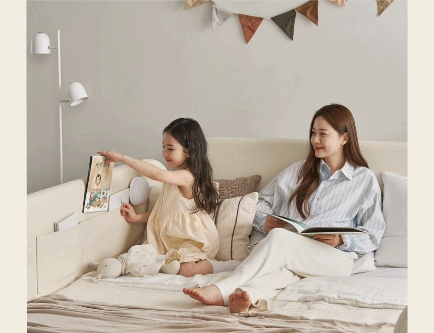 스칸디아 뉴오 벙커형 가죽 저상형 침대(파워 본넬스프링 매트리스-슈퍼싱글) 상세 이미지 14