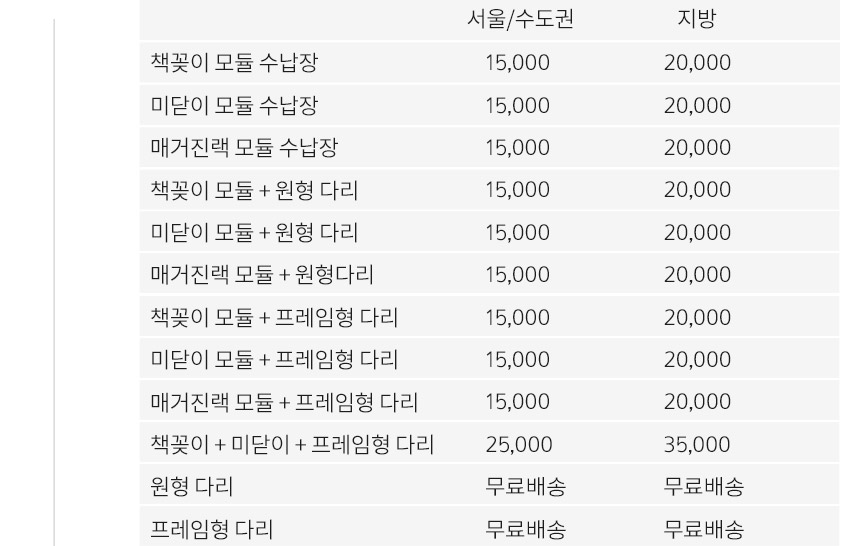 스칸디아 드위 책꽂이 수납장+미닫이 수납장+프레임형 다리 상세 이미지 27